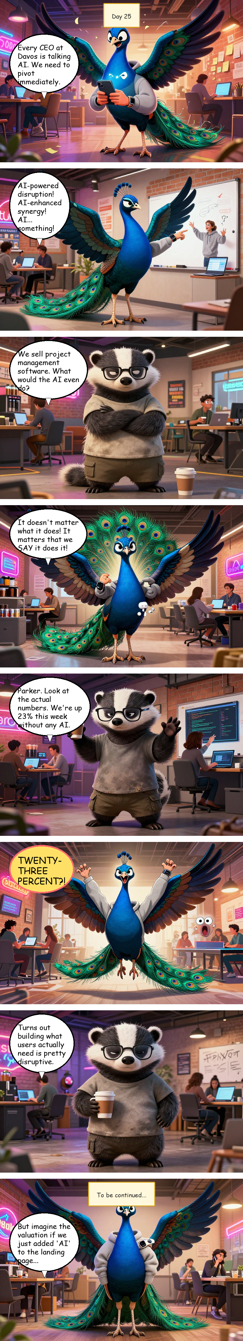 Day 25: The AI Pivot Temptation