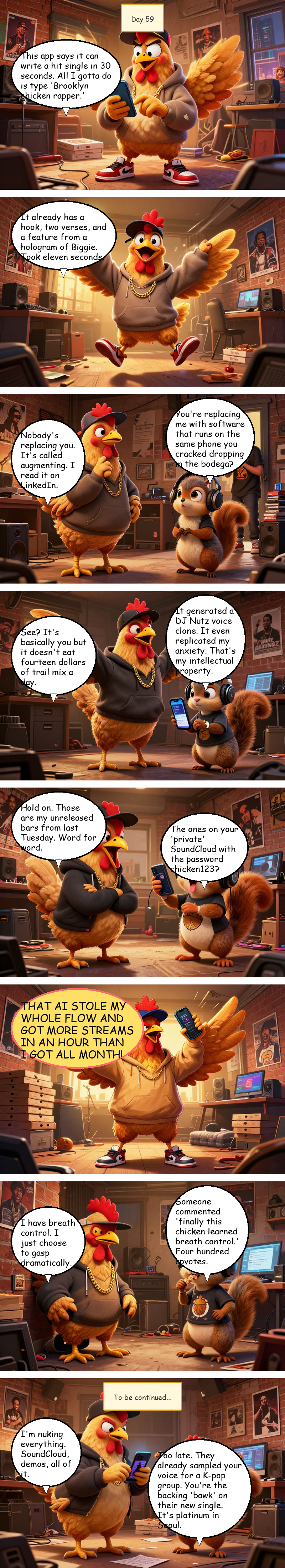 Day 59: Artificial Chicken Intelligence