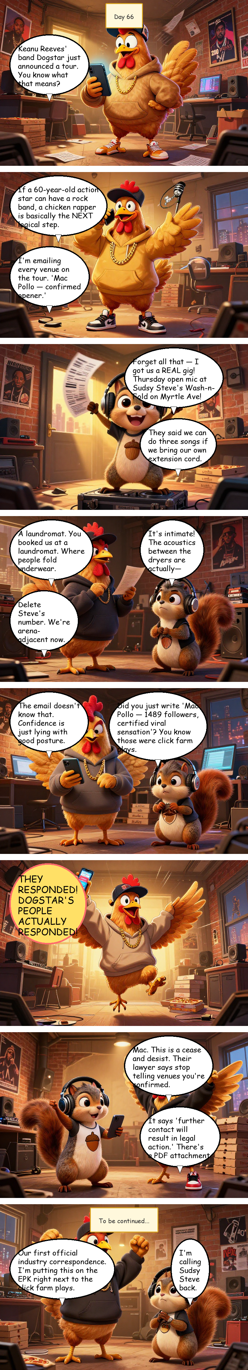 Day 66: Opening Act Delusions