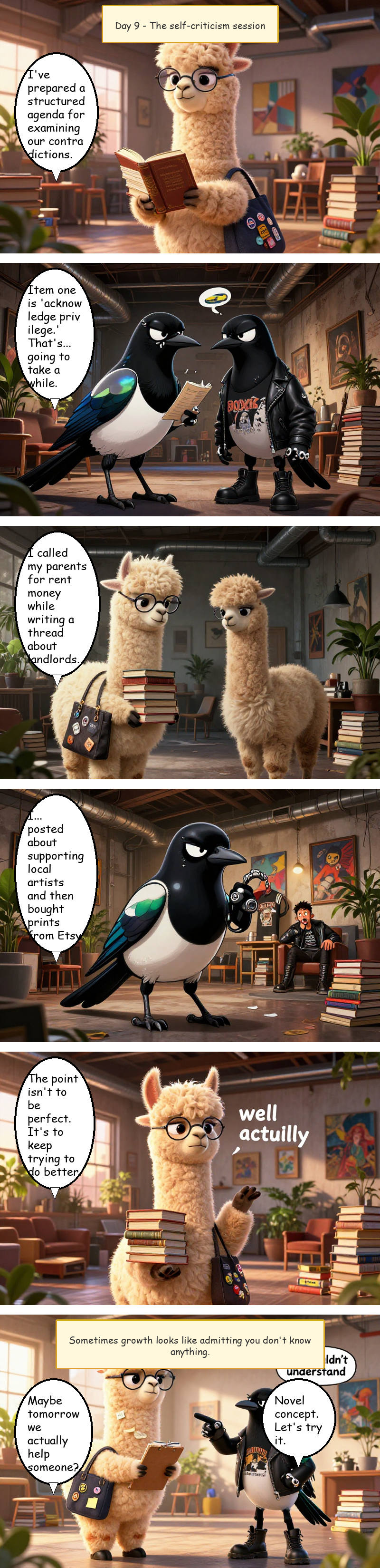 Day 9: The Self-Crit