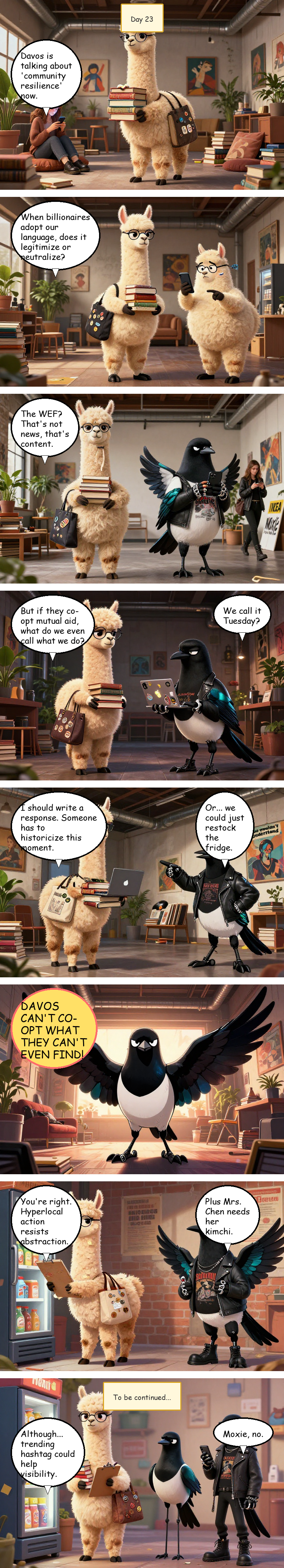 Day 23: The Davos Discourse