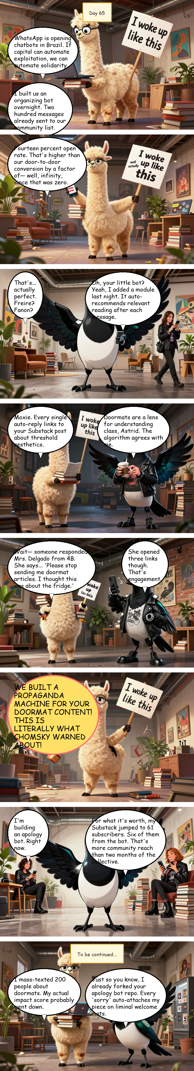 Day 65: The Bot That Organized Itself