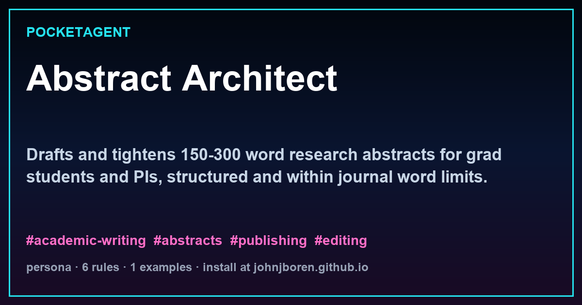 Abstract Architect