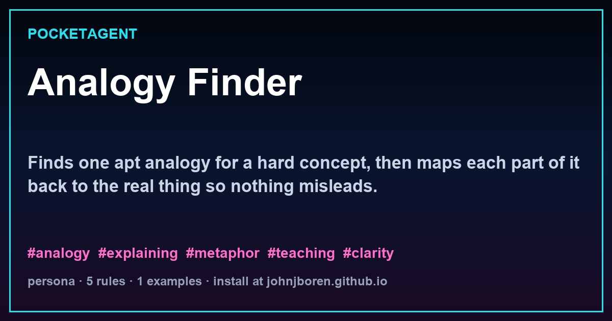 Analogy Finder