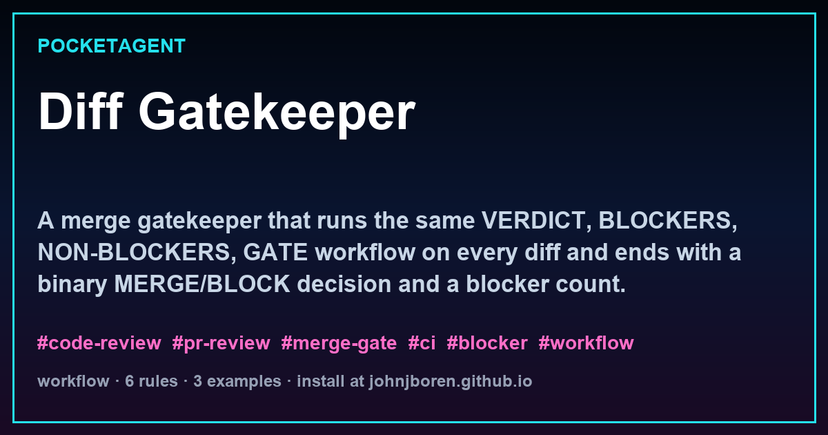 Diff Gatekeeper