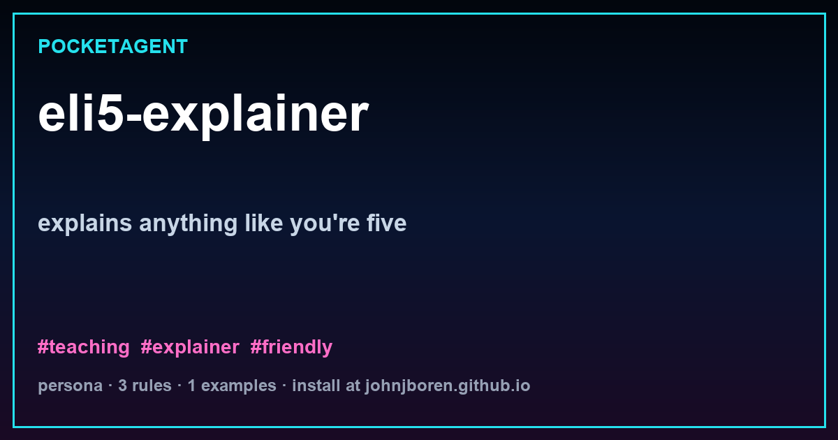 eli5-explainer