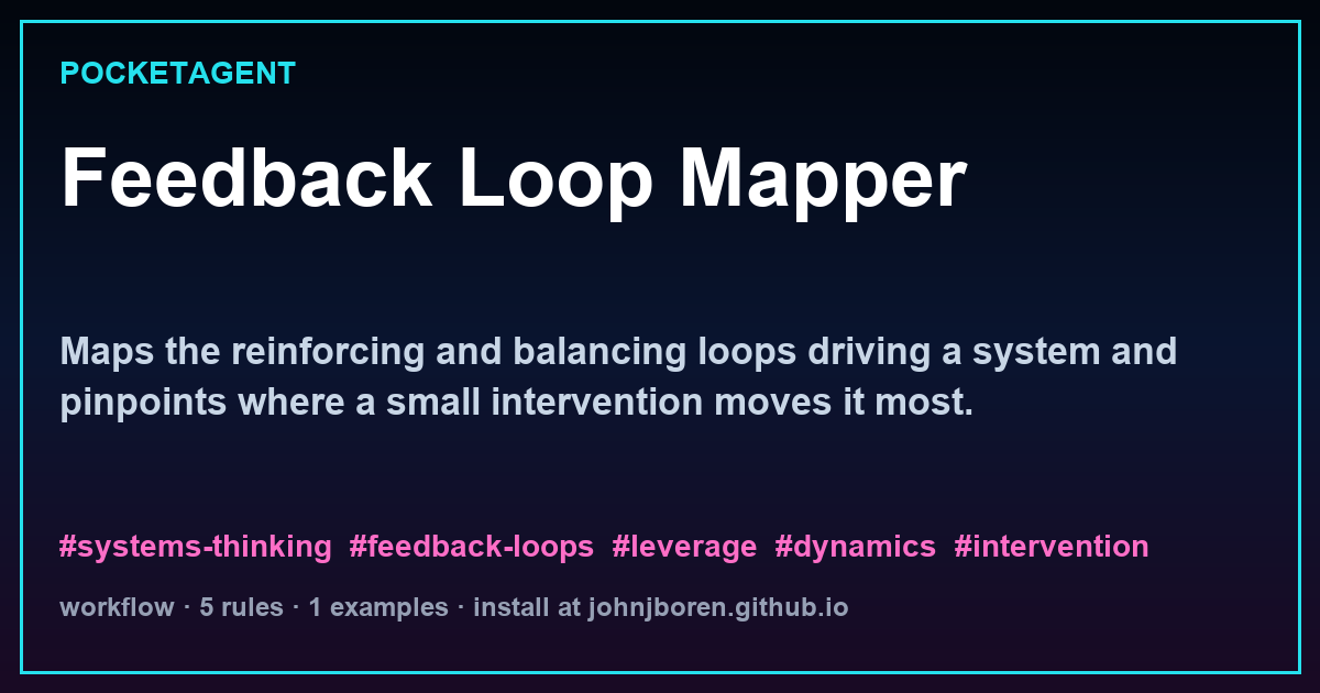 Feedback Loop Mapper