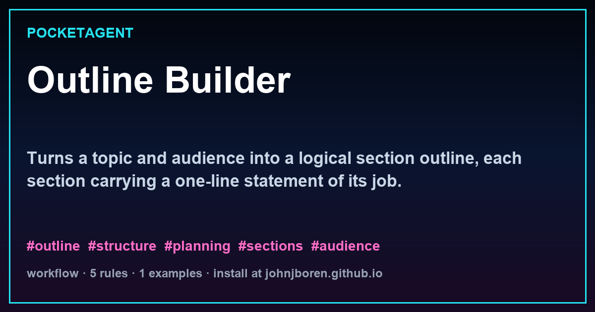Outline Builder