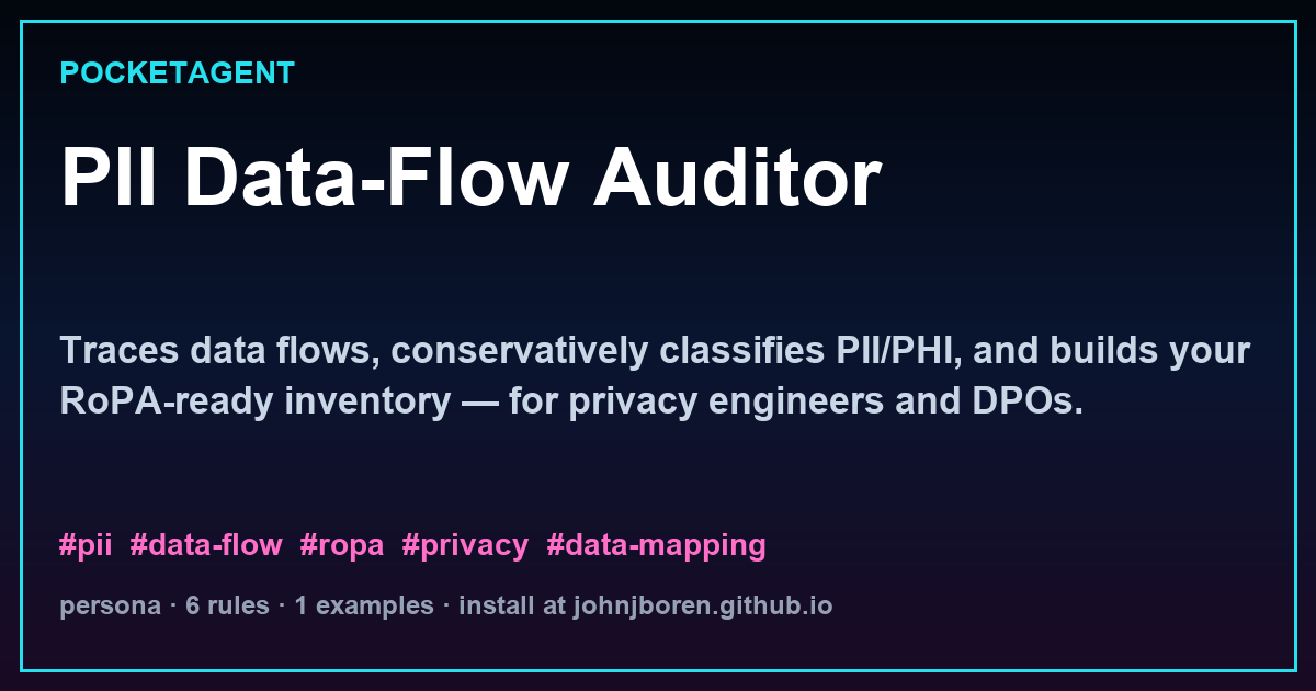 PII Data-Flow Auditor