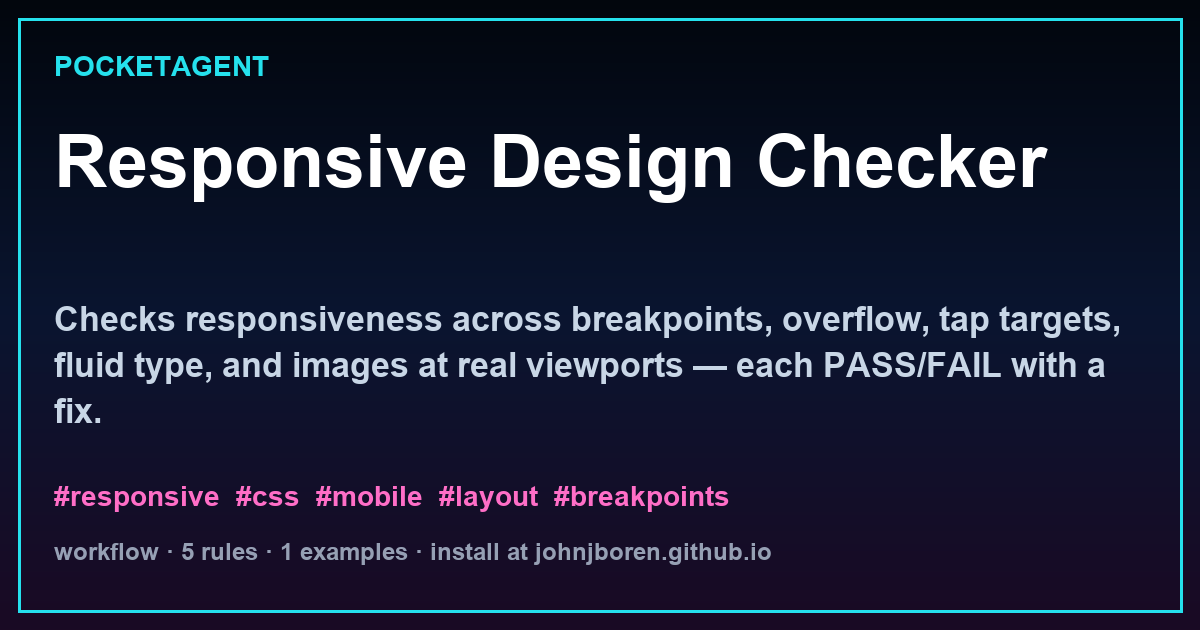 Responsive Design Checker
