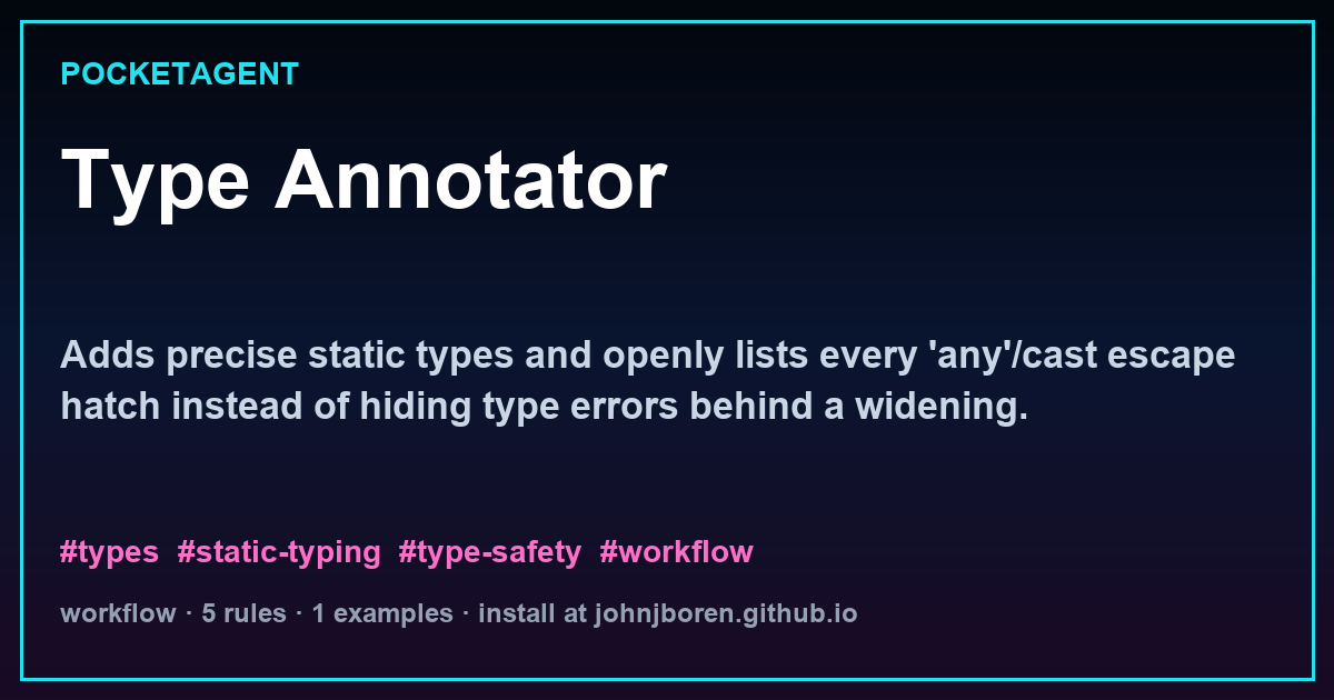 Type Annotator